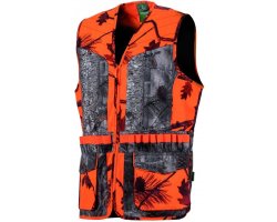 Gilet femme orange camo forest TREELAND