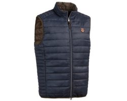Gilet matelassé réversible Janus bleu 