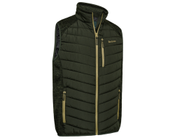 Gilet matelassée et tricot Moor kaki DEERHUNTER