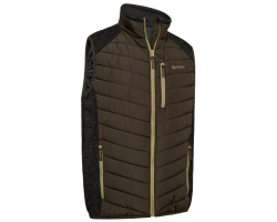 Gilet matelassée et tricot Moor marron DEERHUNTER