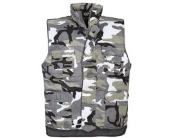 Gilet camouflage doublé Rangers enfant gris PERCUSSION
