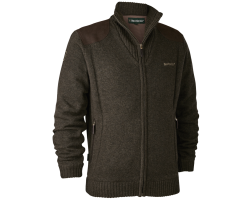 Gilet fermeture à glissière Carlisle marron DEERHUNTER