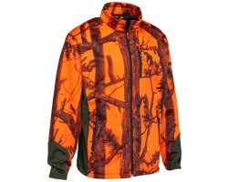 Gilet zippé GhostCamo orange B&B PERCUSSION