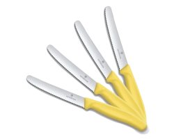 Pack couteau de table jaune VICTORINOX