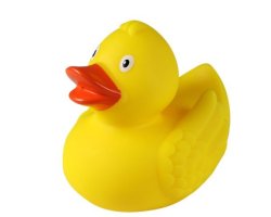 Canard jaune en caoutchouc