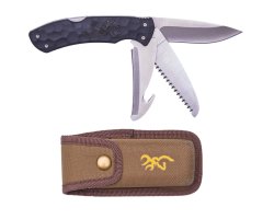 Couteau pliant Primal Kodiak noir Browning