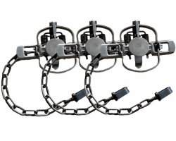Lot de 3 pièges à mâchoire pour rongeurs