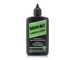 Lubrifiant Lub & Cor en bouteille avec orifice goutte à goutte Brunox 100 ml