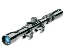Lunette de tir Tasco Rimfire 3-7x20 pour 22 LR - Reticule 30/30 avec colliers