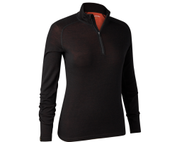 Maillot de corps demi-zip QUINN MERINO femme Deerhunter