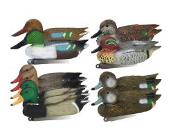 Pack 10 appelants couple canard colvert, sarcelle, siffleur, souchet