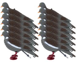 Pack 12 appelants pigeon ramier avec pattes