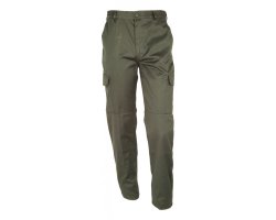 Pantalon de chasse kaki basic polycoton