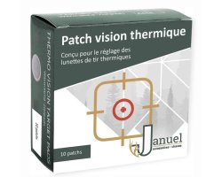 Patchs vision thermique pour réglage de lunette de tir