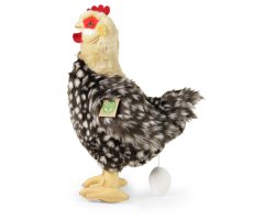 Peluche poule avec œuf 33 cm Eco-friendly