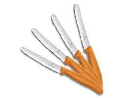 Pack 4 couteaux de table orange VICTORINOX