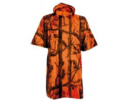 Poncho camouflage orange fluo Ghostcamo