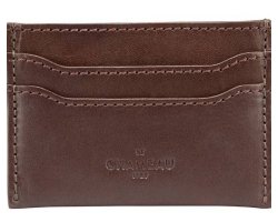 Porte-cartes en cuir Premium marron LE CHAMEAU