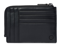 Portefeuille zippé classique noir BERETTA