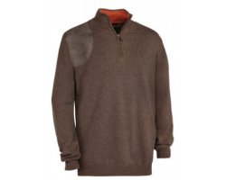 Pull de chasse Wilfried marron Club Interchasse