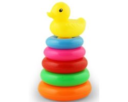 Pyramide d'anneaux à empiler Canard