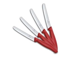 Pack couteau de table rouge VICTORINOX