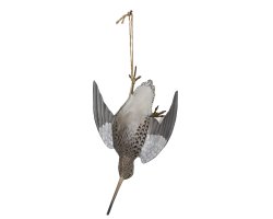 Sculpture bois Bécassine trophée par la patte BELMAS
