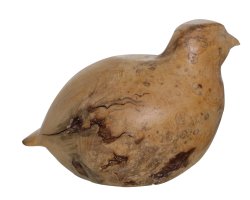 Sculpture bois brut Caille BELMAS