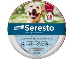 Collier anti-parasite grands chiens SERESTO