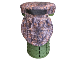 Siège de poste rétractable et réglable camouflage