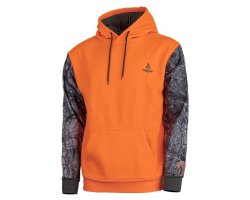 Sweat enfant polaire à capuche orange TREELAND