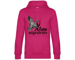 Sweat canard sarcelle rose enfant XTREM MIGRATEURS