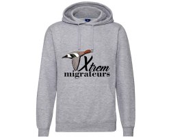 Sweat canard siffleur gris XTREM MIGRATEURS