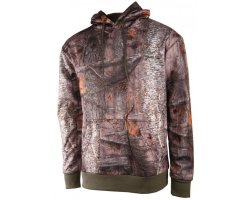 Sweat polaire à capuche camo forest TREELAND