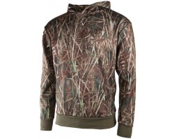 Sweat polaire à capuche camo roseaux TREELAND