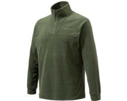 Sweat de chasse polaire zippé vert BERETTA
