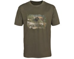 Tee-shirt Bécasse kaki PERCUSSION