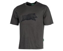Tee-shirt enfant manches courtes sanglier TREELAND