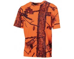 Tee-shirt manches courtes camo orange TREELAND