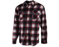 Chemise polaire à carreaux bleue/rouge Treeland