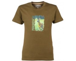 Tee-shirt enfant kaki brocard PERCUSSION