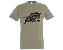 Tee-shirt sanglier kaki XTREM WILDBOAR