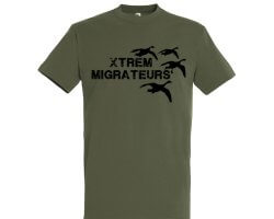 Tee-shirt kaki oies XTREM MIGRATEURS