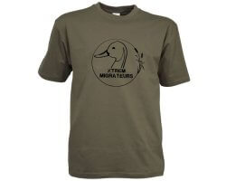 Tee-Shirt manches courtes Xtrem Migrateurs vert kaki