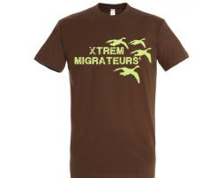 Tee-shirt marron oies XTREM MIGRATEURS