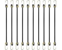 Lot de 10 Tendeurs élastiques à crochets