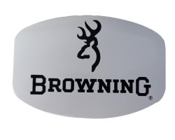Autocollant Browning blanc et noir