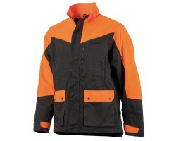 Veste de chasse enfant orange/verte Treeland