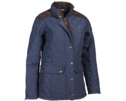 Veste matelassée femme Edinburgh bleue PERCUSSION