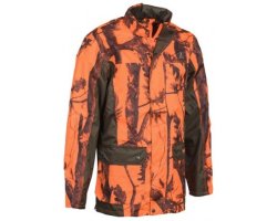 Veste de chasse Renfort ripstop Ghost Camo blaze & Black PERCUSSION